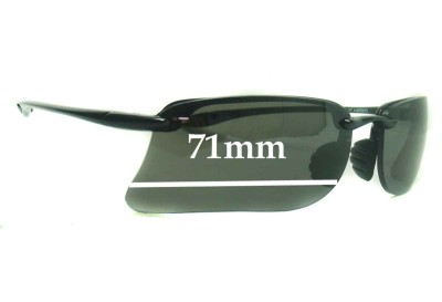 Maui Jim MJ41102 Replacement Sunglass Lenses - 71mm Wide 