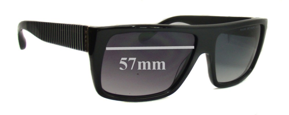 Sunglass Fix Replacement Lenses for Marc by Marc Jacobs MMJ 096/S - 57mm Wide