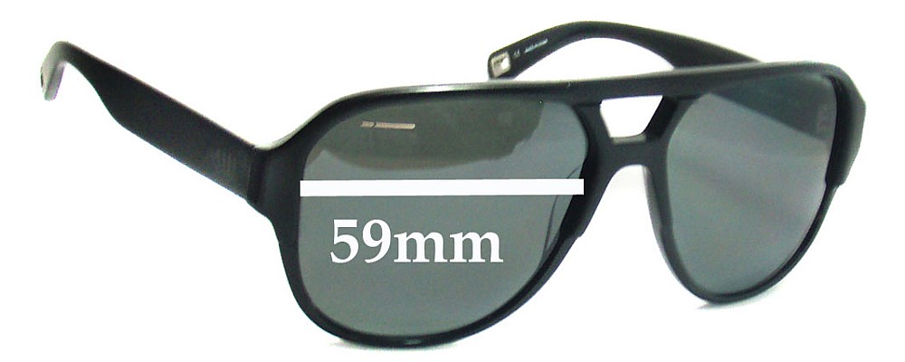 Sunglass Fix Replacement Lenses for Mosley Tribes Cosley MT6029S - 59mm Wide