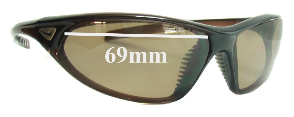 Sunglass Fix Replacement Lenses for Nike EV0184 Cadence - 69mm Wide