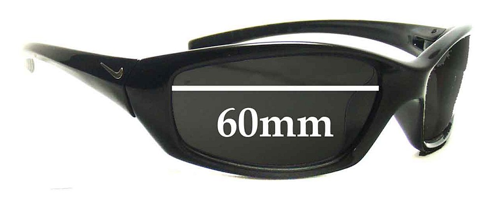 Sunglass Fix Replacement Lenses for Nike EV0128 GDO Square - 60mm Wide