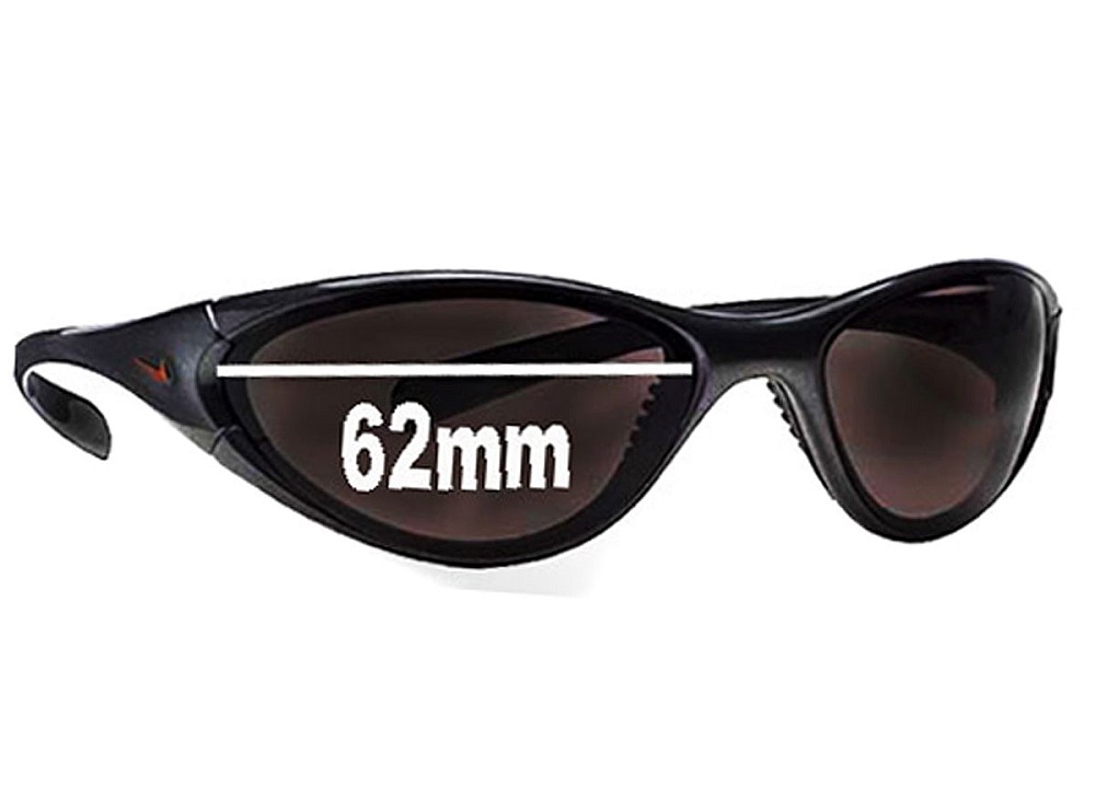 廃盤レア 90s Nike サングラス EV0010 レンズ・ケース付き Y2K Nike EV0010 Interchange Round 62mm Replacement Lenses