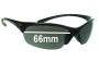 Sunglass Fix Replacement Lenses for Nike Skylon EXP - 66mm Wide 