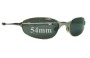 Sunglass Fix Replacement Lenses for Oakley A-Wire 2.0 Spring Hinge - 54mm Wide 