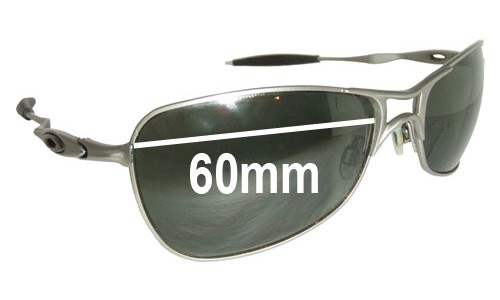 Sunglass Fix Replacement Lenses for Oakley Crosshair - 60mm Wide 