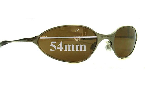 Sunglass Fix Lentes de Repuesto para Oakley C-Wire Original 2000-2005 - 54mm Wide 
