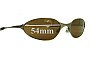 Sunglass Fix Lentes de Repuesto para Oakley C-Wire Original 2000-2005 - 54mm Wide 