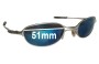 Sunglass Fix Replacement Lenses for Oakley E Wire 2.1 - 51mm Wide 