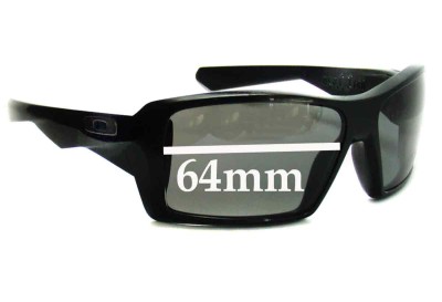 Oakley Eye Patch Replacement Lenses 64mm wide 
