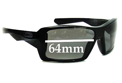 Oakley Eye Patch Verres de Remplacement 64mm wide 