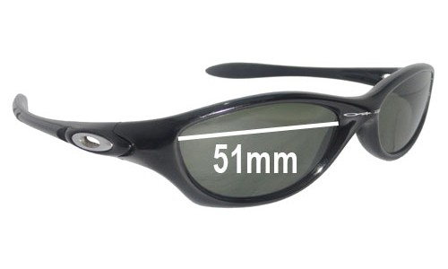 Sunglass Fix Replacement Lenses for Oakley Fate - 51mm Wide 