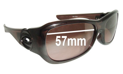 Sunglass Fix Replacement Lenses for Oakley Flaunt OO9083 - 57mm Wide 