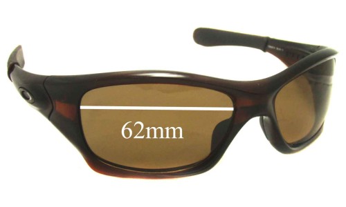 Sunglass Fix Replacement Lenses for Oakley Pit Bull OO9127 - 62mm Wide 