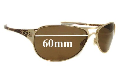 Oakley Restless OO4038  Replacement Lenses 60mm wide 