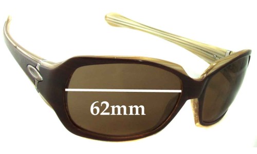 Sunglass Fix Replacement Lenses for Oakley Script - 62mm Wide 