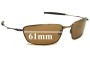 Sunglass Fix Replacement Lenses for Oakley Square Whisker - 61mm Wide 