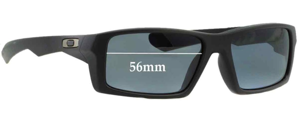 Sunglass Fix Replacement Lenses for Oakley Twitch - 56mm Wide