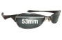 Sunglass Fix Replacement Lenses for Oakley Wiretap - 53mm Wide 