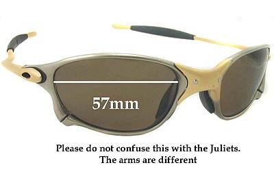 Oakley METAL XX Verres de Remplacement 57mm wide 