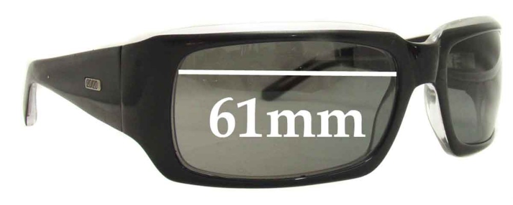Sunglass Fix Replacement Lenses for Odyssey Groove - 61mm Wide