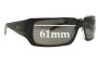 Sunglass Fix Replacement Lenses for Odyssey Groove - 61mm Wide 