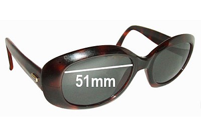Oroton  1193 HZ Verres de Remplacement 51mm wide 