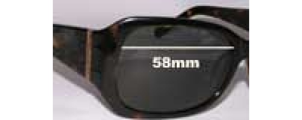 Sunglass Fix Replacement Lenses for Oroton  Oasis - 58mm Wide