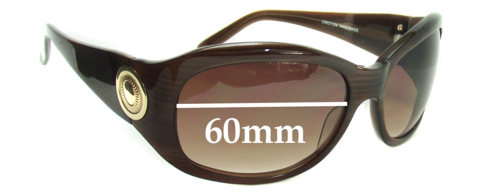 Sunglass Fix Replacement Lenses for Oroton  Tropicana - 60mm Wide
