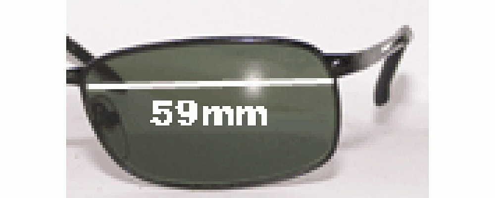 Sunglass Fix Lentes de Repuesto para Persol 2118-S - 59mm Wide