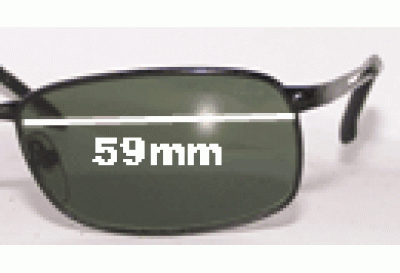 Persol 2118-S Replacement Lenses 59mm wide 