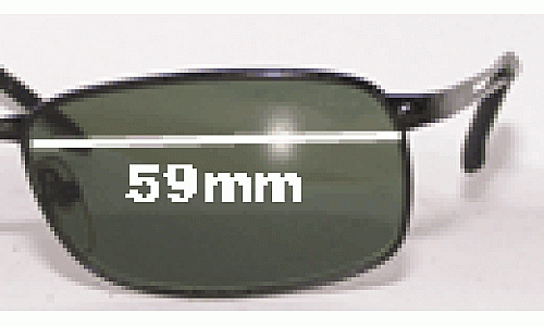 Sunglass Fix Lentes de Repuesto para Persol 2118-S - 59mm Wide 