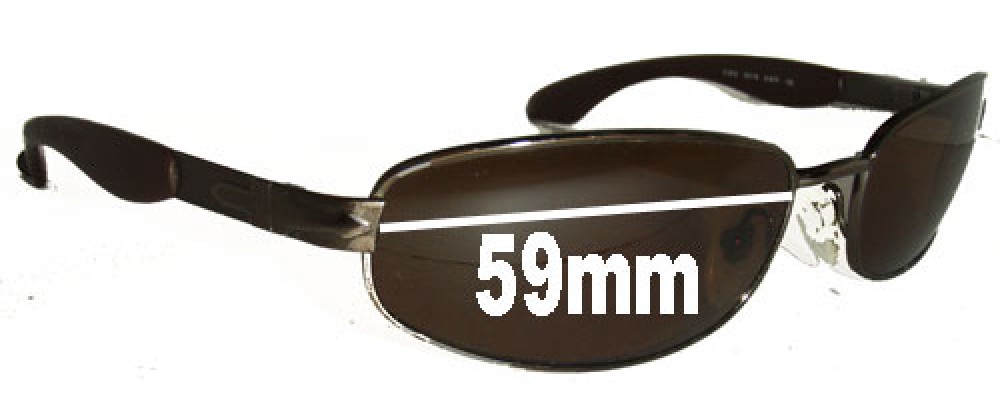 Sunglass Fix Replacement Lenses for Persol 2138-S - 59mm Wide