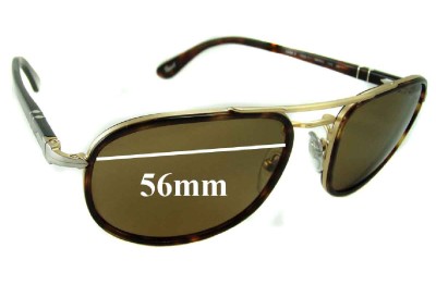 Persol 2409-S Replacement Sunglass Lenses - 56mm wide 