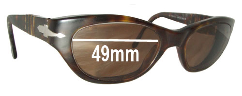 Sunglass Fix Replacement Lenses for Persol 2524-S - 49mm Wide