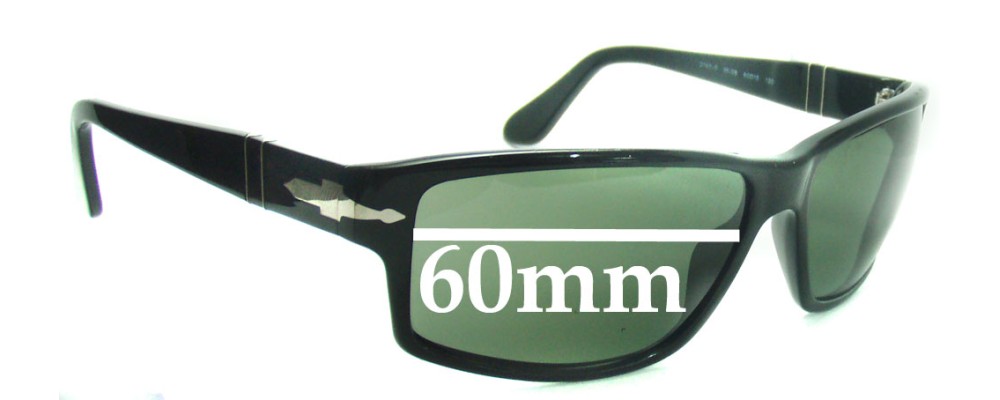 Sunglass Fix Replacement Lenses for Persol 2763 - 60mm Wide