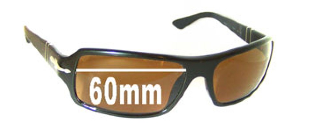 Sunglass Fix Replacement Lenses for Persol 2840-S - 60mm Wide