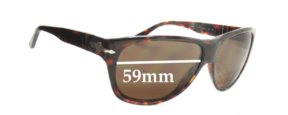 Sunglass Fix Replacement Lenses for Persol 2962-S - 59mm Wide