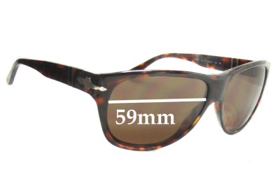 Persol 2962-S Replacement Sunglass Lenses - 59mm wide 
