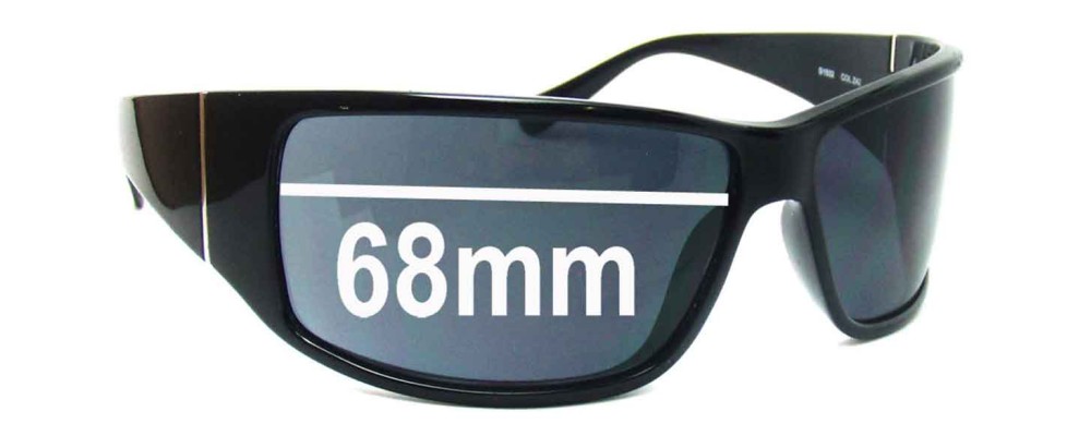 Sunglass Fix Replacement Lenses for Police S1532 - 68mm Wide