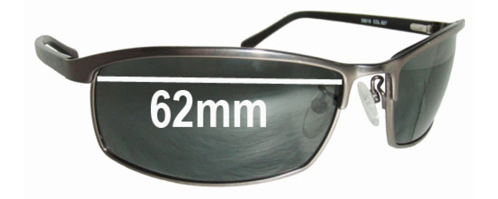 Sunglass Fix Replacement Lenses for Police S8018 - 62mm Wide