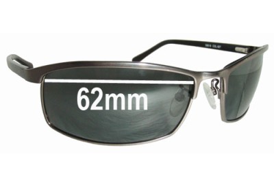 Police S8018 Replacement Lenses 62mm wide 
