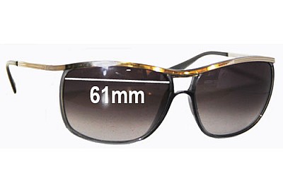 Police S8293 Verres de Remplacement 61mm wide 