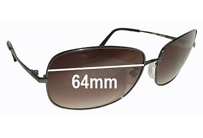 Police S8467J Verres de Remplacement 64mm wide 