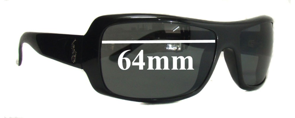 Sunglass Fix Replacement Lenses for Ralph Lauren Polo 4022 - 64mm Wide