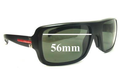 Prada SPS01 Replacement Sunglass Lenses 56MM wide 