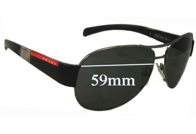 Prada SPS51H & PS51HS Replacement Lenses 59mm wide 
