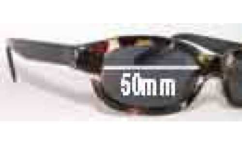 Sunglass Fix Replacement Lenses for Prada MOD 3905 - 50mm Wide 