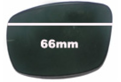 Quiksilver Lowride Replacement Lenses 64mm wide 