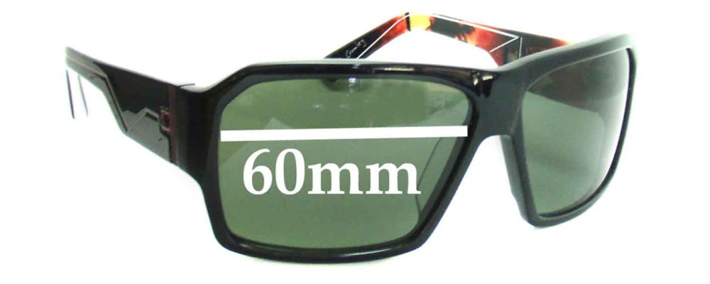 Sunglass Fix Replacement Lenses for Quiksilver Shift - 60mm Wide