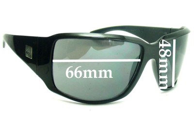Quiksilver The Don Replacement Lenses 66mm wide 